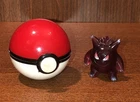 Vintage 1999 Translucent Gengar Clear PVC Pokemon Figure Nintendo Toy