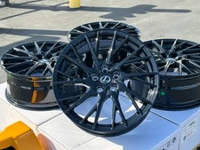 4 New 19 Black Rims Wheels Fits Lexus Isf Is200t Is250 Is300 Is300h Is350 Is500