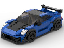 Custom Moc Compatible Techart Gt Porsche 911 308 Piece Building Brick Car