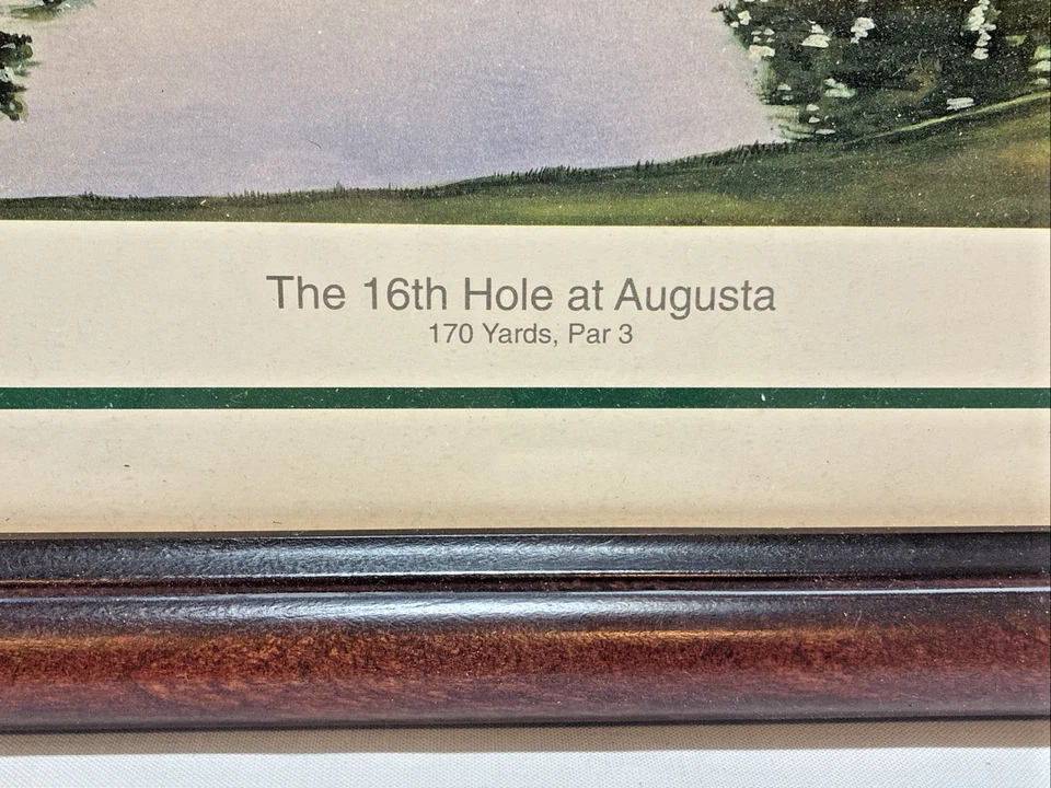*16th @ AUGUSTA National Golf Club PGA Tour *The Masters* El tamaño artístico es de 16" X 12" Foto 2 de 4