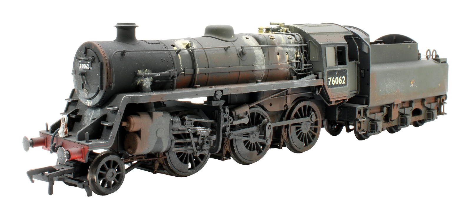BACHMANN OO 32-953DC BR STANDARD CLASS 4MT '76062' STEAM LOCO *DCC/WEATHERED*