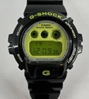 New ListingCasio Vintage G-SHOCK DW-6900CS Shock Resistant 20BAR Black Lime Green Watch
