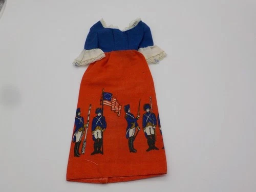 Vintage 1976 Mattel Barbie #9158 Patriotic Bicentennial Dress Best Buy