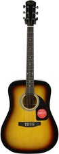 Fender Squier Dreadnought Acoustic Guitar - Sunburst (discoloration on edges; bo