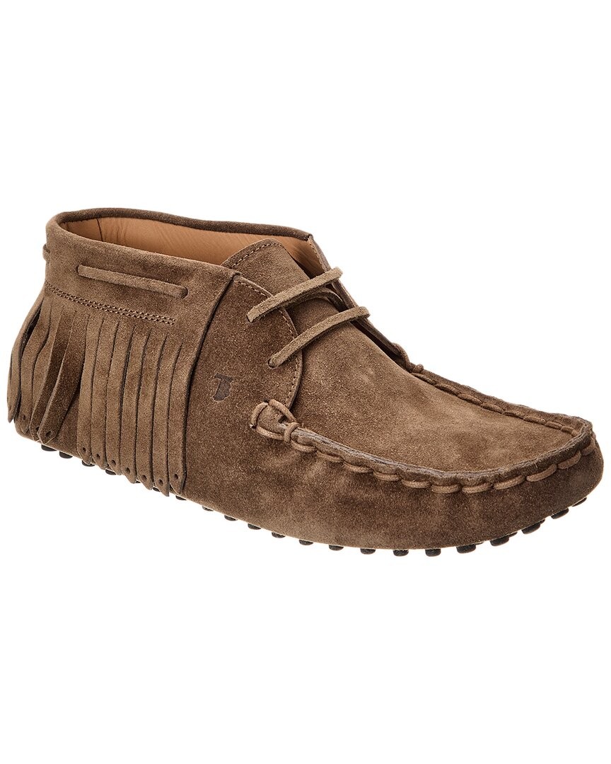 Tod S Suede Driver Mens Brown 6 33490₽