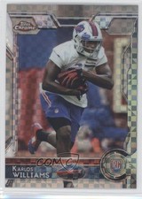 2015 Topps Chrome Rookies Retail X-Fractor Karlos Williams #141 2x3