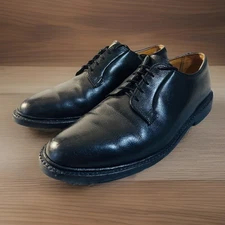 FLORSHEIM IMPERIAL BLACK PEBBLED GRAIN LEATHER OXFORD MADE IN THE USA Men’s 9.5