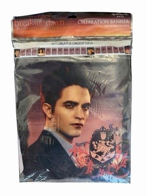 VINTAGE RARE 2011 The Twilight Breaking Dawn Hallmark Party Celebration Banner