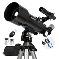 Telescope for Adults Astronomy, 70mm Aperture 400mm Focal Length 40070, Black
