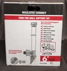 SuperVent Insulated Chimney Pipe Thru-The-Wall Support Kit 6" JSC6WSK  NEW