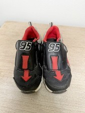 Pixar CARS Red Lightning McQueen Shoes Sneakers Slip On Boy Kid Toddler Size 11