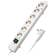 Brennenstuhl 1153320100 2m Internal White 6 socket s AC 420mm White Strip