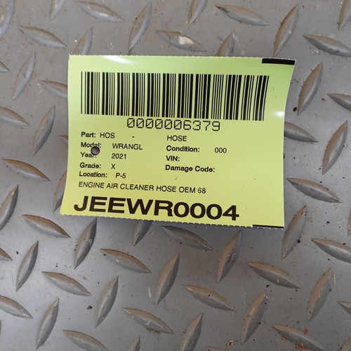 2018-2025 JEEP WRANGLER Engine Air Cleaner Hose Oem 68257027ad - Picture 8 of 8