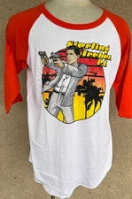 FX 2016 Archer Sterling Archer, P.I. Ripple Junction 3/4 Sleeve T-Shirt Men's XL