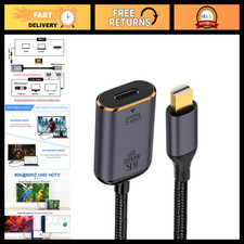 USB-C to Mini DisplayPort Cable 8K 60Hz 4K 120Hz for Tablet, Phone, Laptop