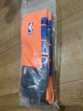 Nike NBA Basketball Socks Crew Large Orange/blue