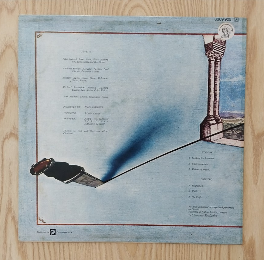 Genesis - Trespass Vintage Vinyl Lp 1972 Rare Italian Press 6369