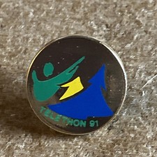 Pin’s Santé Téléthon 1991 Signé JCC
