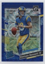 2023 Panini Donruss Optic Rated Rookie Blue Scope Prizm Stetson Bennett IV 0ud4