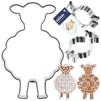 Ausstechform Keksausstecher Ausstecher FüR Kekse Lebkuchen Aus Edelstahl Schaf 7