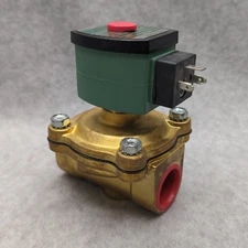 ASCO Red Hat II 2 8210G054 1" Normally Closed Solenoid Valve DIN AC or DC Power