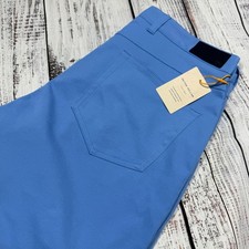 Peter Millar Crown Sport Pants Men's 30 x 32 5-Pocket Performance Blue