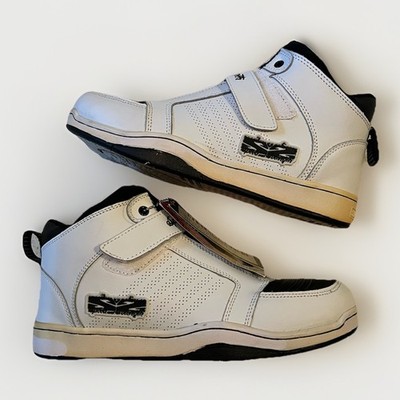 Speed & Strength Men's Size 10 Wicked Garden White Motorcycle Riding Shoes Pair
