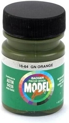 Badger Modelflex Railroad Color Great Northern Orange 1oz - Model Airbrush