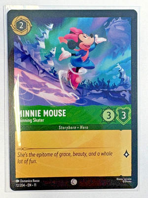 *Disney Lorcana -Einzelkarten- WS#72/204 Minnie Mouse - Winterspell -englisch-NM