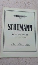 SCHUMANN Edition Peters Concerto A Minor Op 54 Nr 2898a Piano Sheet Music