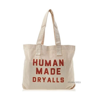 美品 HUMAN MADE 25ss CANVAS TOTO BAG SMALL Human Made HM28GD043 WHITE SS25 Unisex Canvas Tote Bag 127067302