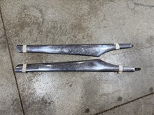 1951 1952 Pontiac Chevy 2dr Sedan Shark Fin Door Quarter Trim Molding Pair