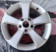1x Alufelge 16 Zoll 6.0" 5x112 50ET Glanz Silber 1T4071496C VW I Rim Wheel