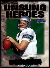 Jon Kitna 1999 Fleer Tradition #27 UH Unsung Heroes Seahawks Football Card