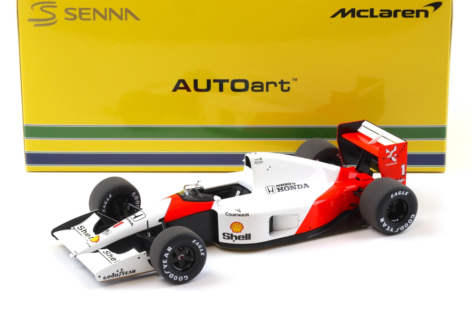 1:18 AUTOart Mclaren Honda MP4/6 Japanese Gp 1991 a. Senna #1 Without Log