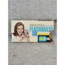 Sylvania Blue Dot Flashbulbs M2B Vintage 10 Count Camera Photography