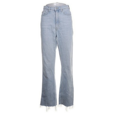 Weekday, Jeans, Größe: 27, Rowe Split Jeans, Blau, Baumwolle, Einfarbig #7C6