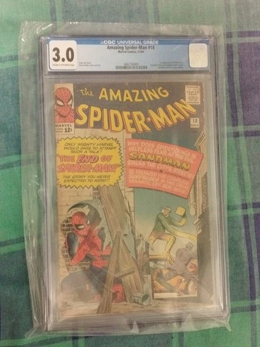 Amazing Spider-man #18 CGC 3.0 Marvel 1964 Sandman 1st Ned Leeds
