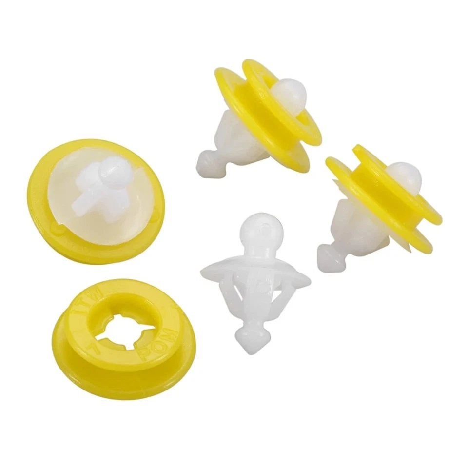 40 Bumper Fender Splash Guard Retainer Clips & Grommet 30698669 For Volvo C30 - Image 3 of 4