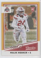 2017 Panini Classics Rookies Timeless Tributes Gold 93/99 Malik Hooker #262 pm6
