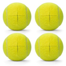 ANCKNE Walker Tennis Balls Precut for Walkers 4PCS Yellow
