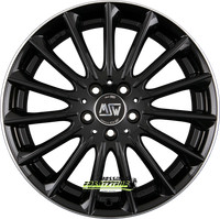 4X MSW MSW 30 Gloss Black Diamond Lip 9.5X20 ET50 - LK5/112 ML73.1 Felge Alu