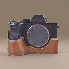 For Sony A7m4 Micro Camera Leather Case Protective Case Leather Cover black New