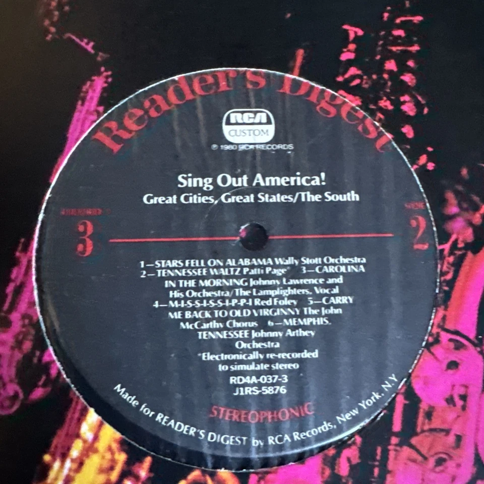 Andrews Sisters Bing Crosby Glenn Campbell Sing Out America 8-Record Set — 第 3/4 张图片