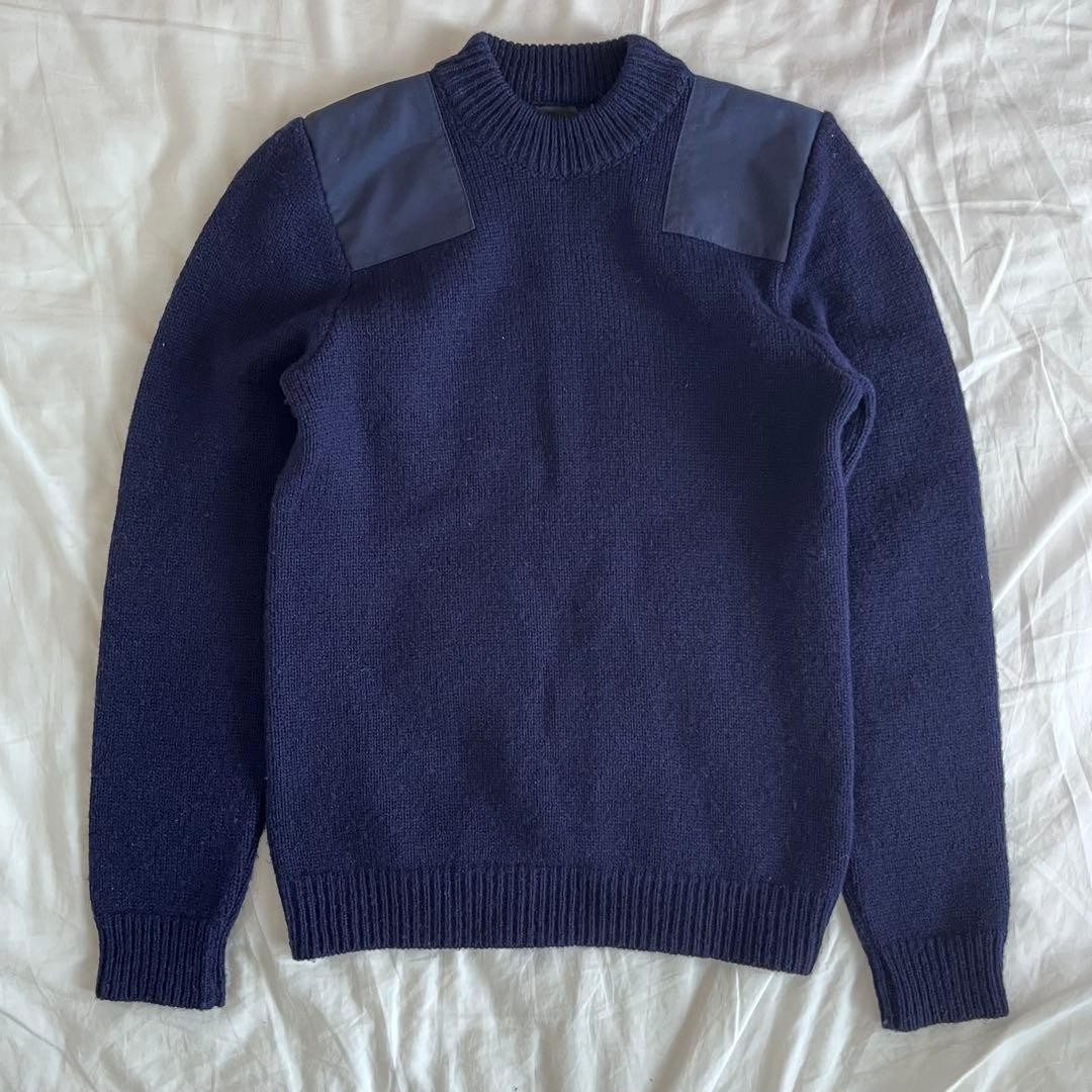 Rare *APC command sweater knit pullover back logo… - image 6