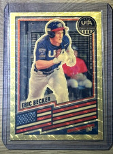 2026 Panini Stars & Stripes Prizm Eric Becker Gold Vinyl 1/1