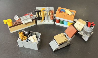 Lego 75418 Advent Calendar 2025, Star Wars Workbench, Tools, Droid Parts