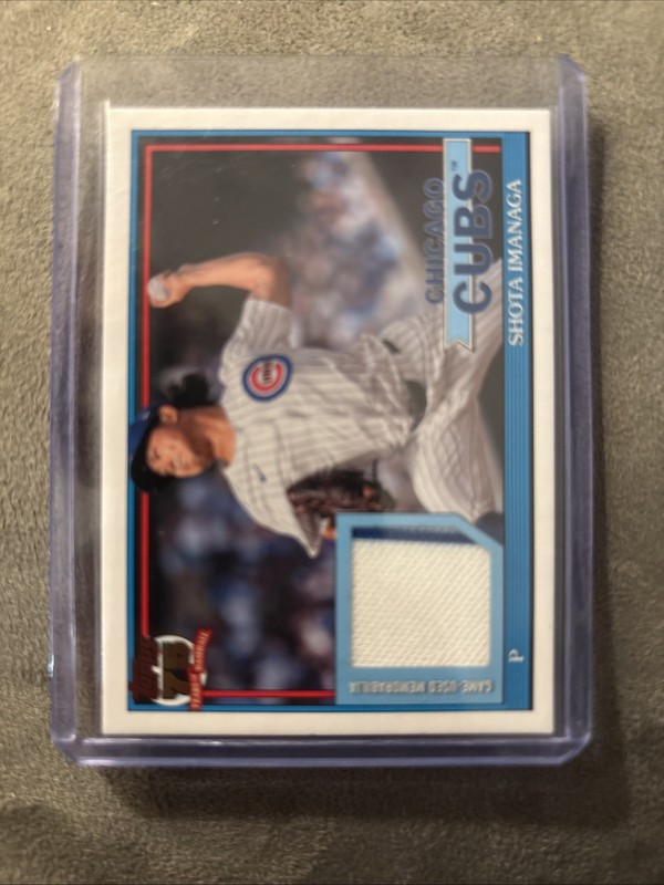 2026 Topps Series 2 SHOTA IMANAGA 1991 Game Used Jersey Relic #91R2-SI Cubs