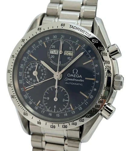 Omega 39mm Men's Speedmaster Triple Calendar LE Maison Edition Watch- 3521.80!