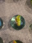 Nine Large Marbles Ribbon Blue White Galaxy — photo 5